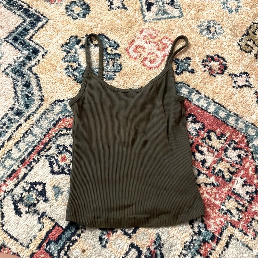 Ribbed crop top